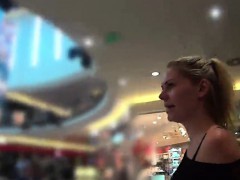 Stunning czech cutie gets teased in the mall and banged in p